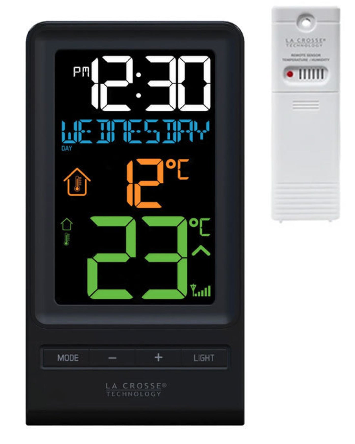 308-1415 La Crosse Colour Digital Thermometer with Day Display