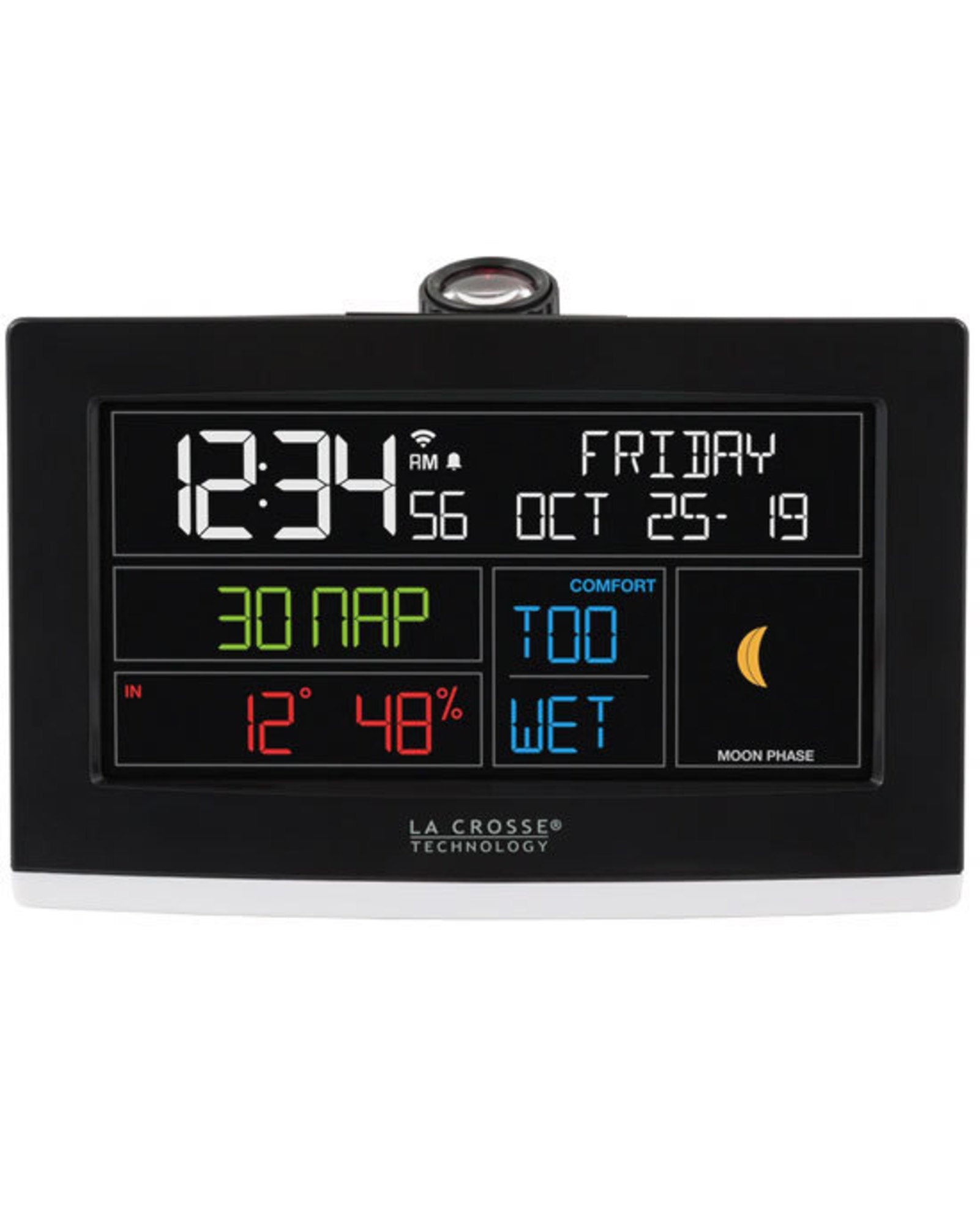 C82929 La Crosse WIFI Projection Alarm Clock