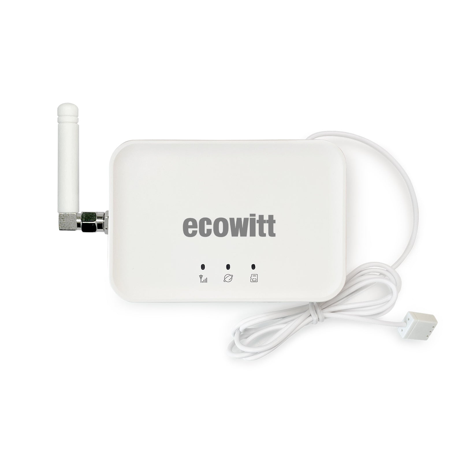 Ecowitt device with a white background