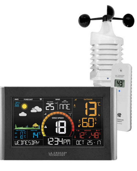 V21-WTHv3 La Crosse WIFI Colour Wind Speed Weather Station