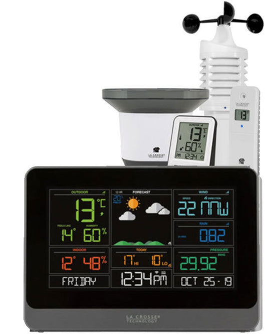 V30v2 La Crosse WIFI Colour Wind Speed and Rain Weather Station